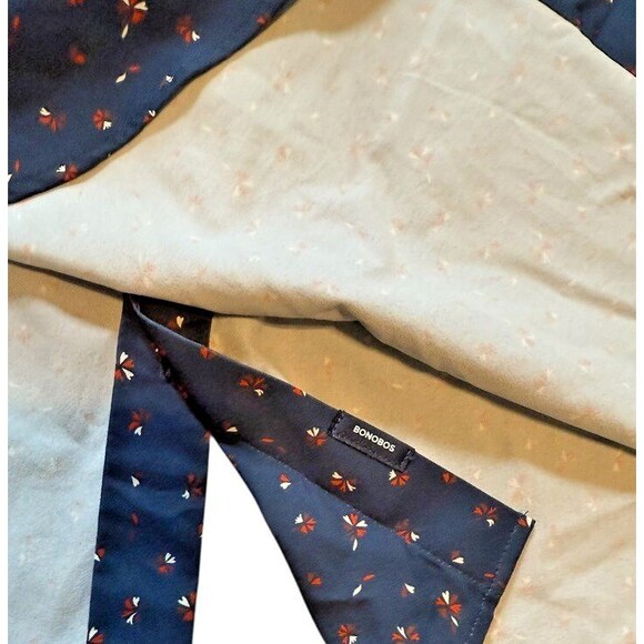 Bonobos Men's Dress Shirt Size Medium Long Tall Standard Fit - AOP - Performance - Picture 6 of 10